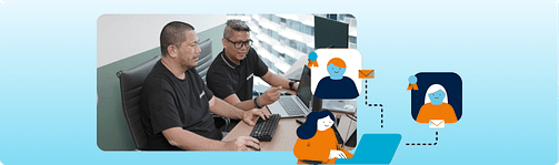 Offshore hiring support including recruitment and onboarding process