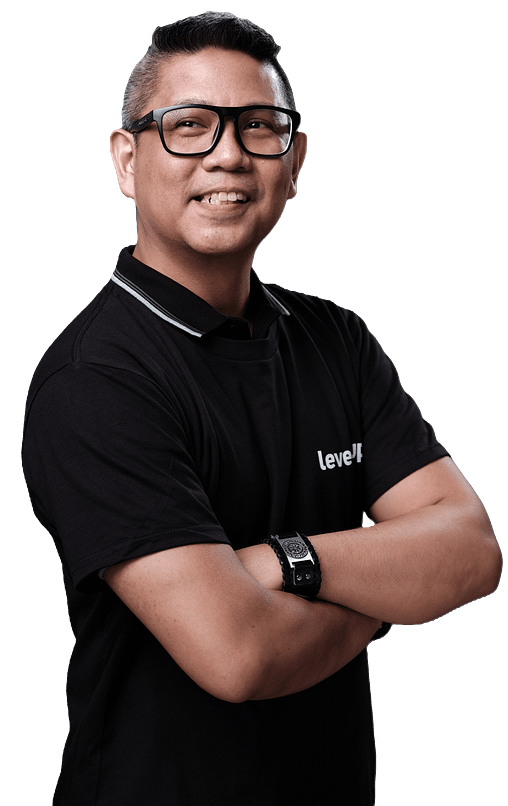 customer_support_profile confident customer support agent smiling warmly with folded arms