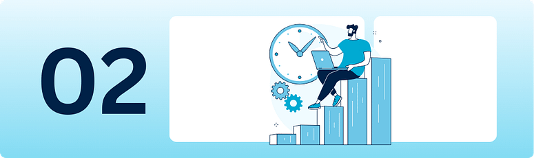 Illustration representing time zones and global teams working across different schedules