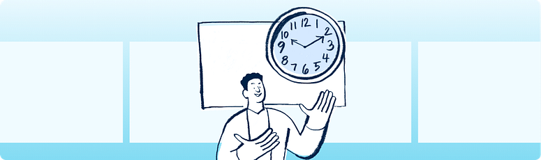 Manager explaining time and effort required to manage offshore work