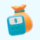 Cost Icon of a money bag with a dollar sign, representing the cost differences between hiring a local bookkeeper and a bookkeeping virtual assistant.