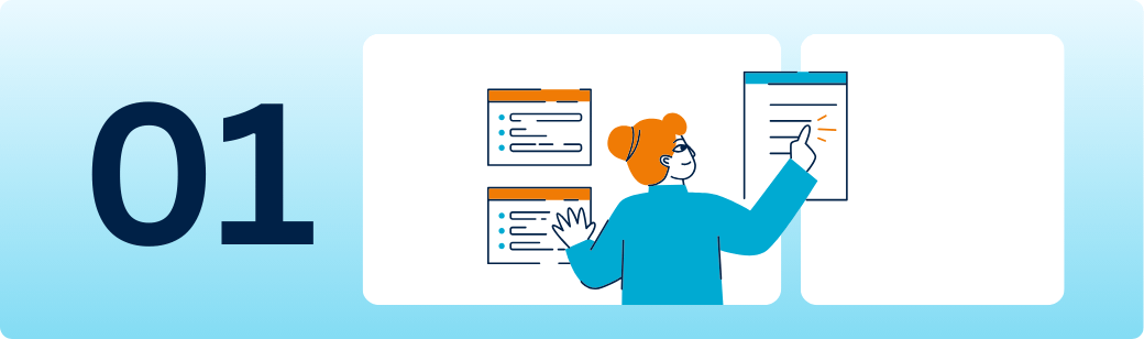 A blue-themed graphic illustrating a developer pointing at a task board, accompanied by text discussing the shift away from "tickets closed" as a primary metric.