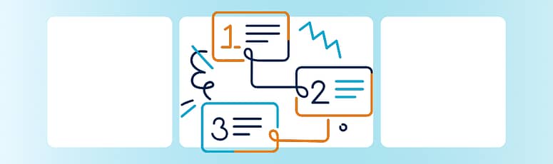 Simple Path to Hiring Offshore Support Step-by-step illustration showing a simplified process for setup.